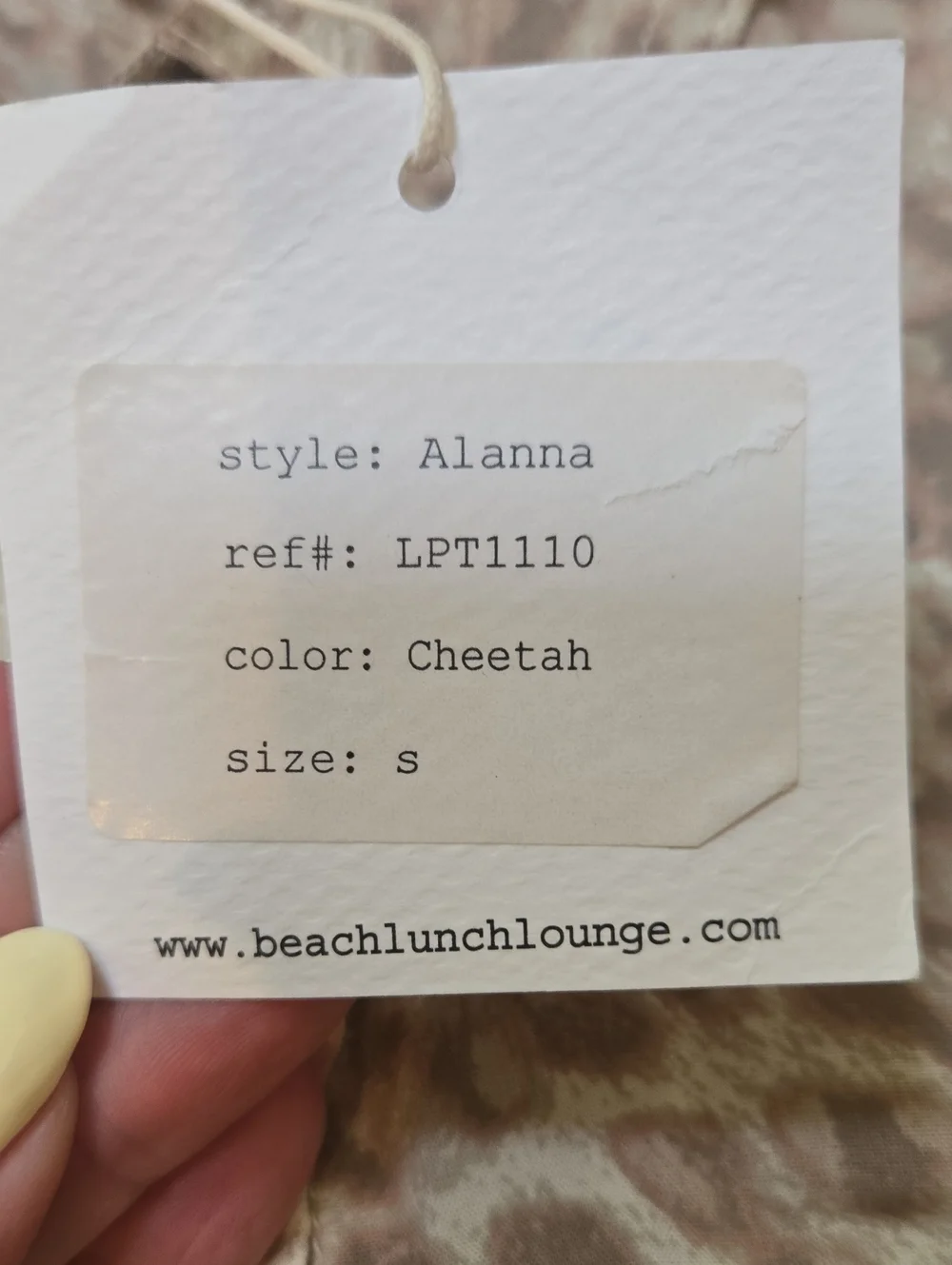 New Beachlunchlounge Cheetah Print Button-Down/Cover-Up - Picture 3 of 7